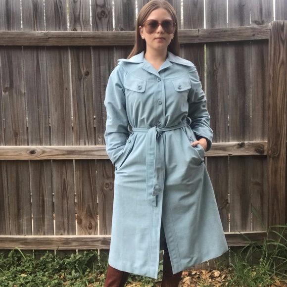 Aquamates Jackets & Blazers - 70s Suede Trenchcoat